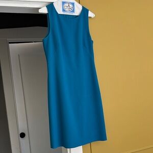 Theory Blue Midi Dress